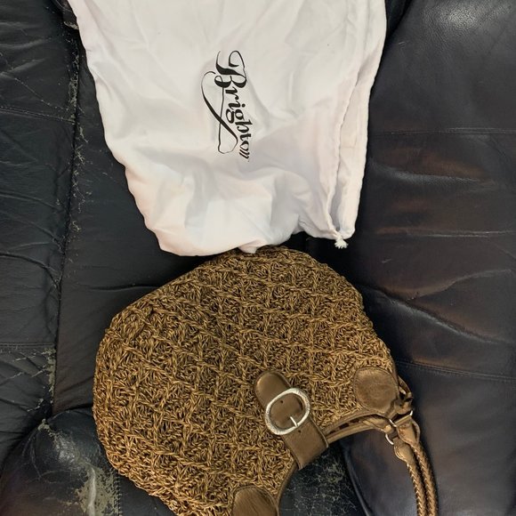 Brighton new Straw and Leather Handbag - Picture 4 of 4